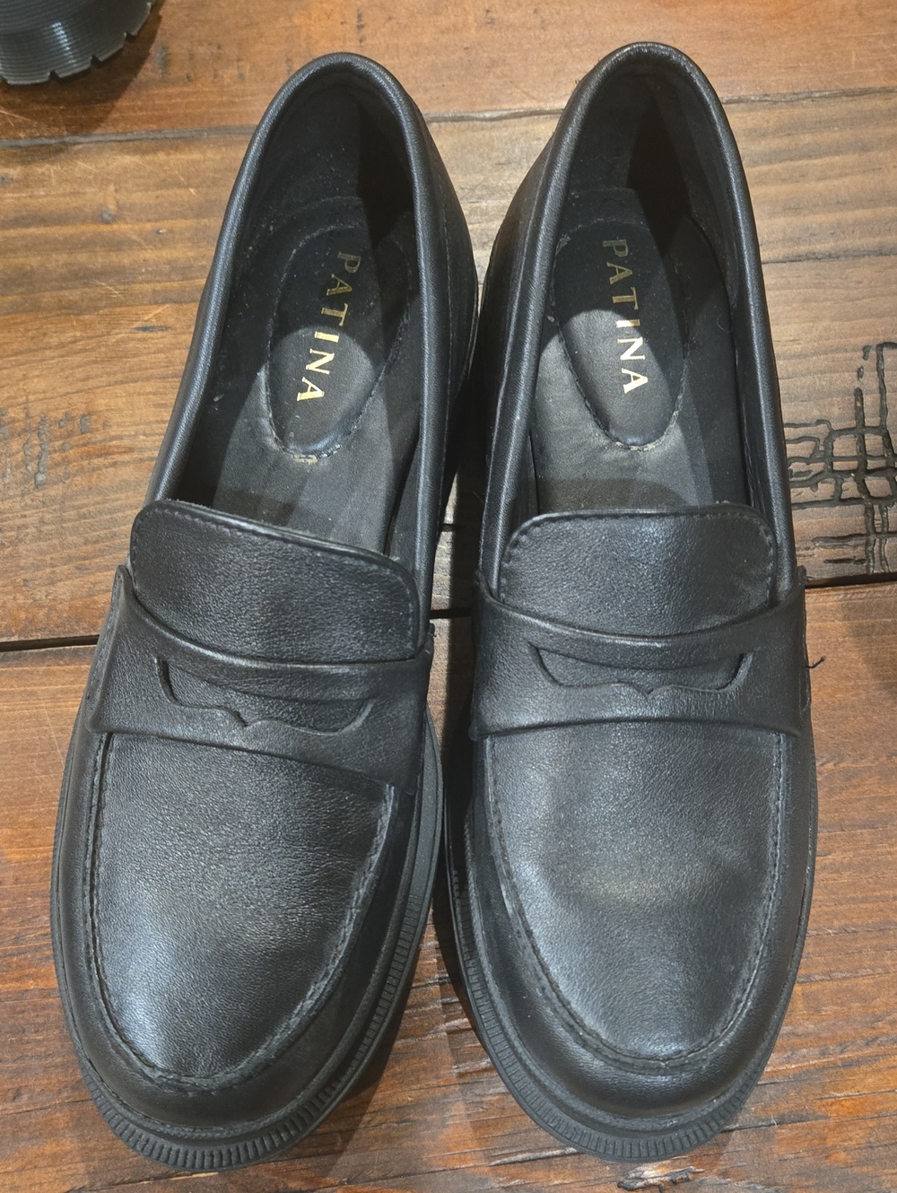 Portland Leather Black Women's Penny Loafers